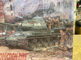 1/35th scale WWII Russian JS-2m ChKZ Dragon Heavy Model tank DML kit Military