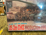 1/35th scale WWII Russian JS-2m ChKZ Dragon Heavy Model tank DML kit Military