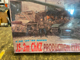 1/35th scale WWII Russian JS-2m ChKZ Dragon Heavy Model tank DML kit Military