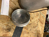 Vtg aluminum milk can Dairy Pail Jar jug Lid Handle collectible Creamer Nice!