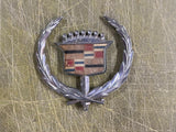 Vintage OEM Cadillac 1970s Wreath Chrome Automobile Hood Ornament