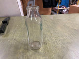 Vintage Vermont County Milk Half Liter Square Glass Bottle Shelburne Dairy