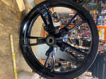 Black Front Mag Wheel 19x3.5 Harley Touring FLHX Street Road Glide Bagger Ultra