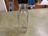 Vintage Vermont County Milk Half Liter Square Glass Bottle Shelburne Dairy