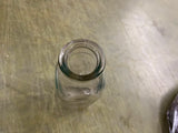 Vintage Vermont County Milk Half Liter Square Glass Bottle Shelburne Dairy