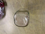 Vintage Vermont County Milk Half Liter Square Glass Bottle Shelburne Dairy