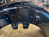 Front Fender Vivid Black Brown Stripe Harley Road Street Glide FLTR FLHX nice!