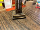 Vintage Washington Monument Souvenir Copper Metal Table Top Thermometer