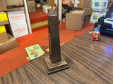 Vintage Washington Monument Souvenir Copper Metal Table Top Thermometer