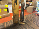 Vintage Washington Monument Souvenir Copper Metal Table Top Thermometer