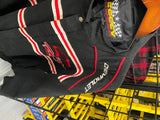 Vtg Nascar Cat Goodyear Pontiac Ward Burton JH Design Racing Jacket Bil Davis XL