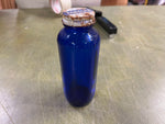 VTG Made In USA Bromo Seltzer Cobalt Blue Medicine Drug Bottle With Lid
