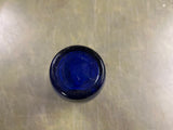 VTG Made In USA Bromo Seltzer Cobalt Blue Medicine Drug Bottle With Lid