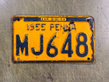 VTG 1955 PA License Plate Motorcycle Harley Panhead Triumph Bsa Norton Guzzi BMW