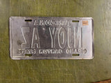 ARIZONA LICENSE PLATE NJOY AZ GRAND CANYON STATE FRONT BOOSTER SOUVENIR SIGN