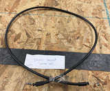 HARLEY TOURING SUSPA VARILOCK DRIVERS BACKREST SEAT MOUNT CABLE RELEASE FLH GLID