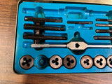 Vintage Worldwide Industrial Tools No SL20 made in Japan Tap & Die set Incomplet