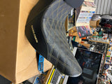 Saddleman Pro Series SDC Step Seat Backrest Gold Sport Glide 18-23 FXLR FLSB M8