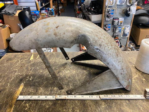 Cushman Scooter Iron Super Silver Eagle Factory OEM Front Fender