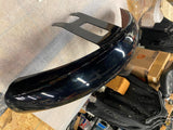 Black Front Fender Harley FLH Wide Glide Shovelhead Panhead 21" Wheel Old skool