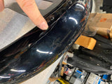 Black Front Fender Harley FLH Wide Glide Shovelhead Panhead 21" Wheel Old skool