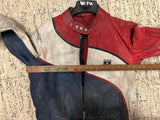 Vtg German Harro Quality Leather Motorcycle Full Racing Suit Jacket Pants 56 2PC