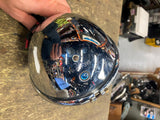 Vtg Zel Bottom Mount Headlight Harley Chopper Bobber 5 3/4 Old Skool Panhead