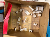Plasticville Hospital HS-6 O/S Gauge with 2nd Floor Cardboard Vintage Train Kit