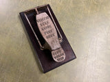 Antique Cast Iron Griffith Self Shine Foot Rest Pat. OCT 1923 Wood Mount Adverti