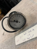 Mini Motorcycle Tachometer Gauge 12K RPM Chrome 1:4 Cable Honda Kawasaki Yamaha