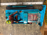 Showa Japan 60s Nomura Toy Tin Toy Magic Action Battery Op Bulldozer Orig Box!