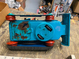 Showa Japan 60s Nomura Toy Tin Toy Magic Action Battery Op Bulldozer Orig Box!
