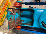 Showa Japan 60s Nomura Toy Tin Toy Magic Action Battery Op Bulldozer Orig Box!