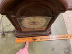 Vintage Made In USA Harley Davidson Mantle Table Top Clock Tested Works