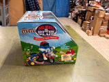M&M's Red White & Blue Freedom Rider Motor Cycle Candy Dispenser w/ Candy - New