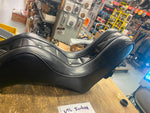 Vtg Drag High Back Seat Ironhead Sportster chopper Custom King Queen Camel Skool