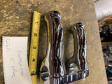 5" Handlebar Risers Harley Nostalgia Heritage softail Logo Custom Chopper Dyna F