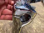 5" Handlebar Risers Harley Nostalgia Heritage softail Logo Custom Chopper Dyna F