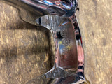 5" Handlebar Risers Harley Nostalgia Heritage softail Logo Custom Chopper Dyna F