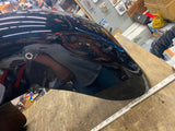 Tail Dragger Rear Fender Skirted Harley Dyna FXR Sportster Custom motorcycle 8"