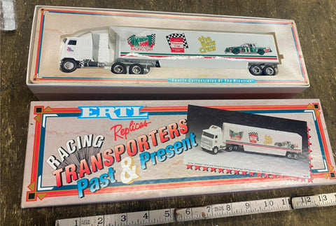 ERTL RAcing Transporters Past Mountain Dew Junior Johnson 92 Die Cast Toy Truck