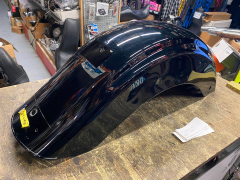 oem Harley Ultra Classic Glide Vivid Black Rear Fender 2009^ Touring Bagger Road