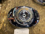 T/O Air Cleaner Cover chrome Harley Twin CAm Softail Touring dyna Football OEM