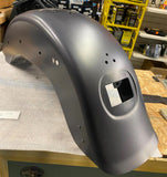 Rear Fender Harley Softail 2006^ 200 tire Denim Charcoal Gray OEm FXST