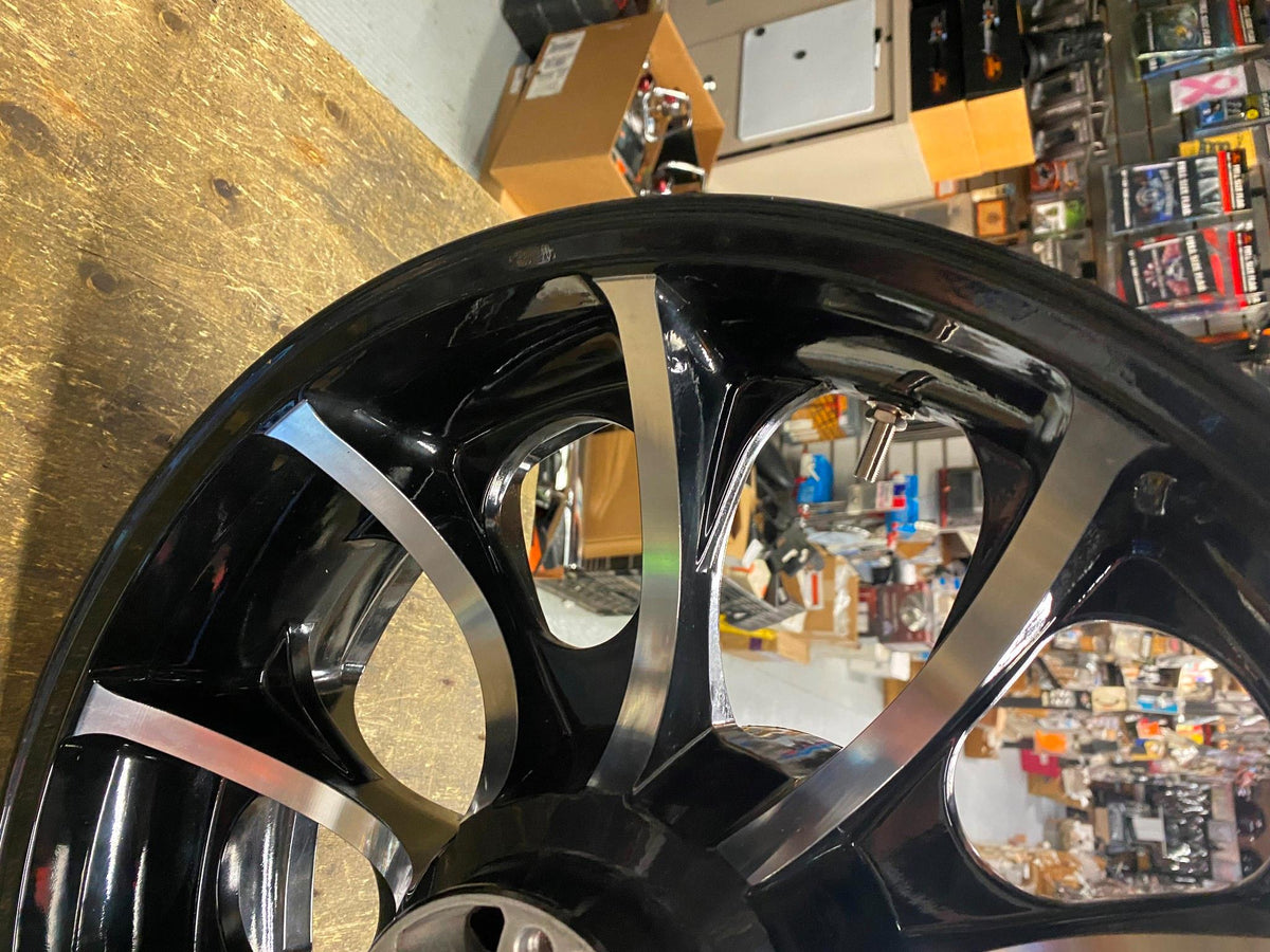 DNA Envy Mag Wheel 18x5.5 Contrast Black Harley Touring Cush Drive FLH ...