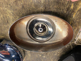 T/O Air Cleaner Cover chrome Harley Twin CAm Softail Touring dyna Football OEM