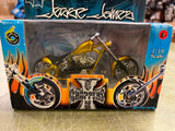 Muscle Machines By Jesse James El Diablo – Rigid 1/18 Scale Golden JJ03-18-23