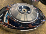 Air Cleaner Cover chrome Harley Twin CAm Softail FXST Stock Emblem Football shap