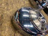 Air Cleaner Cover chrome Harley Twin CAm Softail FXST Stock Emblem Football shap