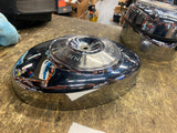 Air Cleaner Cover chrome Harley Twin CAm Softail FXST Stock Emblem Football shap